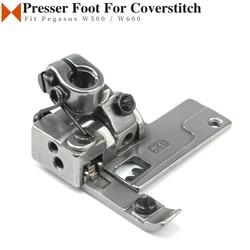 257321A56 A64 Presser Foot For Pegasus Coverstitch Sewing Machine Fit 3-Needle W561 W562 W1500 W2600 Needle Distance 5.6mm 6.4mm
