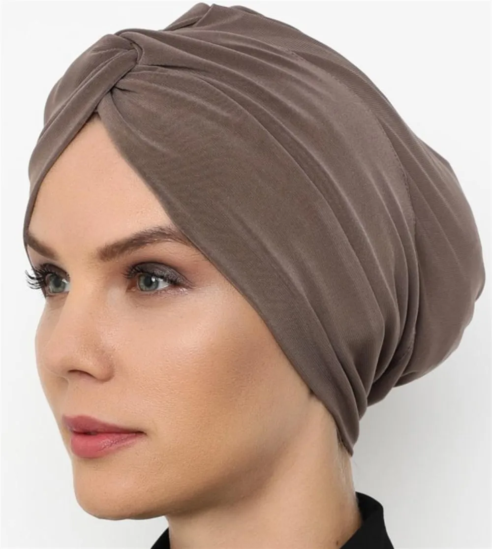 Hijab Wrap Tulband Motorkap Met Sjaals En Wraps Hijab Femme Musulman Islamitische Turkije India Afrikaanse Hoofd Wraps وشاح عمامة