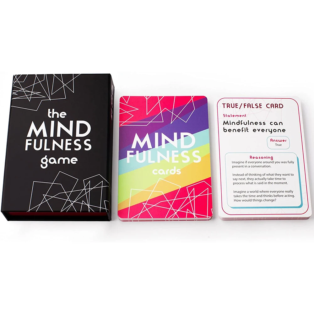 Mindfulness Therapy Games the mindfulness game Social Skills Kids Teens and Adults  40 Cards for Play Card game Board Game