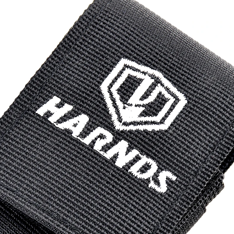 HARNDS AK4011 funda de nailon balístico, Clip para cinturón, funda multiherramienta con paneles laterales elásticos, bolsa para cuchillo, cierre de