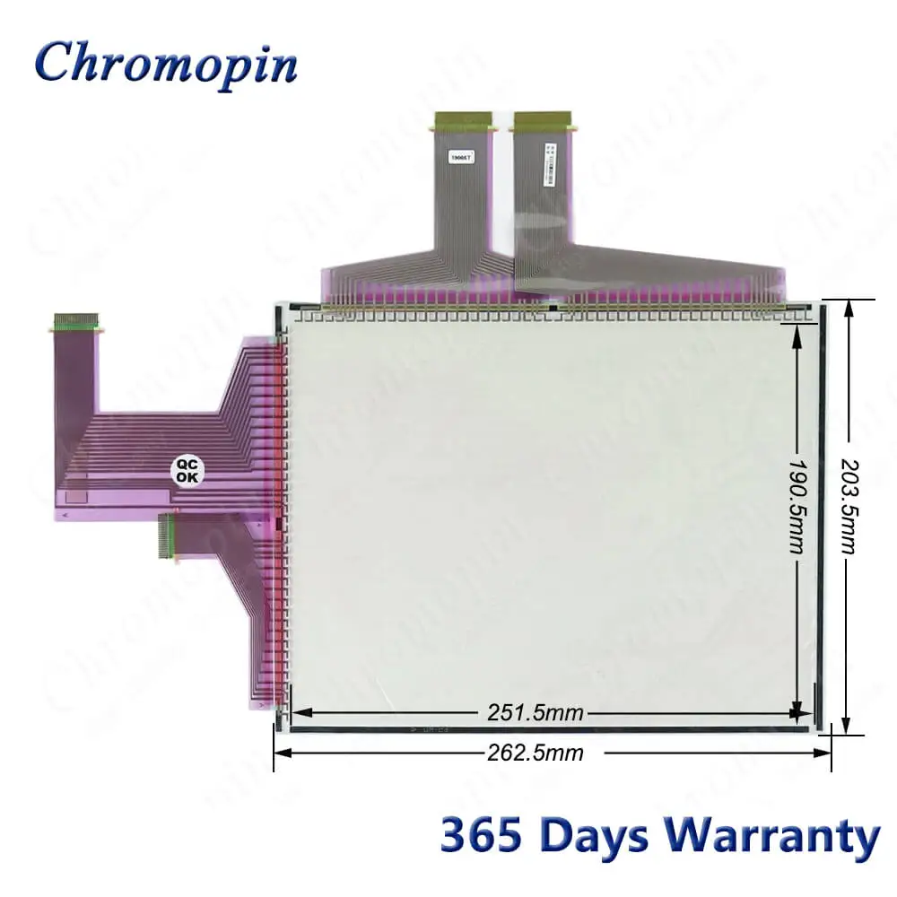 Imagem -03 - Touch Screen Painel de Vidro Digitalizador para Omron Touchpad com Película Protetora Overlay Ns12 Ns12-ts01b Ns12-ts01b-v1 Ns12-ts01b-v2