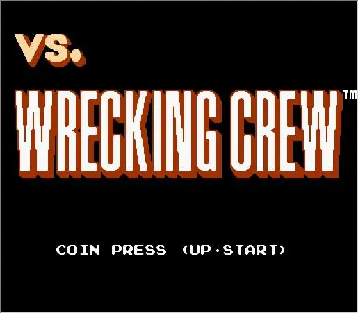 VS. طاقم التحطيم (لاعب واحد فقط) خرطوشة لعبة لوحدة التحكم NES/FC