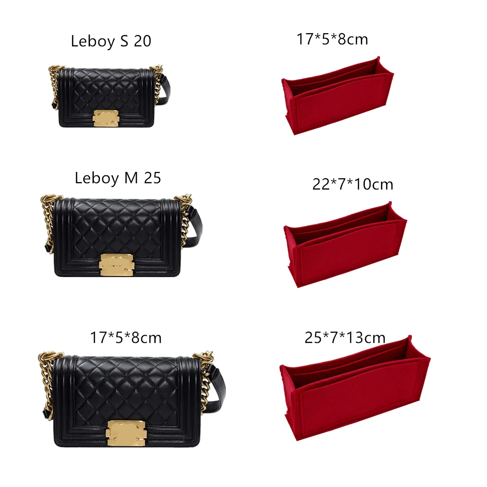 Fits for Leboy Insert Bag Organizer Makeup Handbag Organizer  Portable Cosmetic bag women luxury designer bag organizer