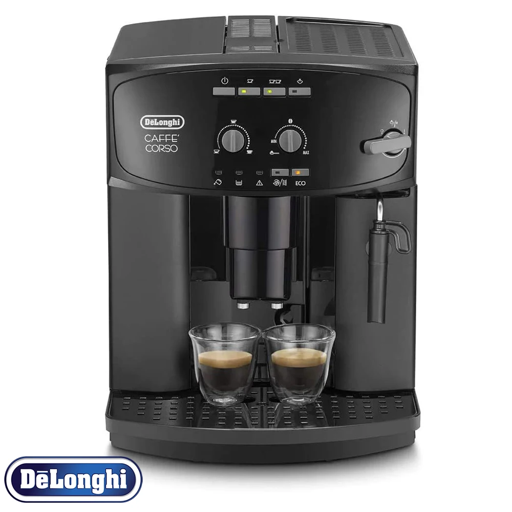 Delonghi Esam 2600 fully automatic coffee machine. Espresso machine vacuum cafe espresso machine kitchen glass capsule cup geys