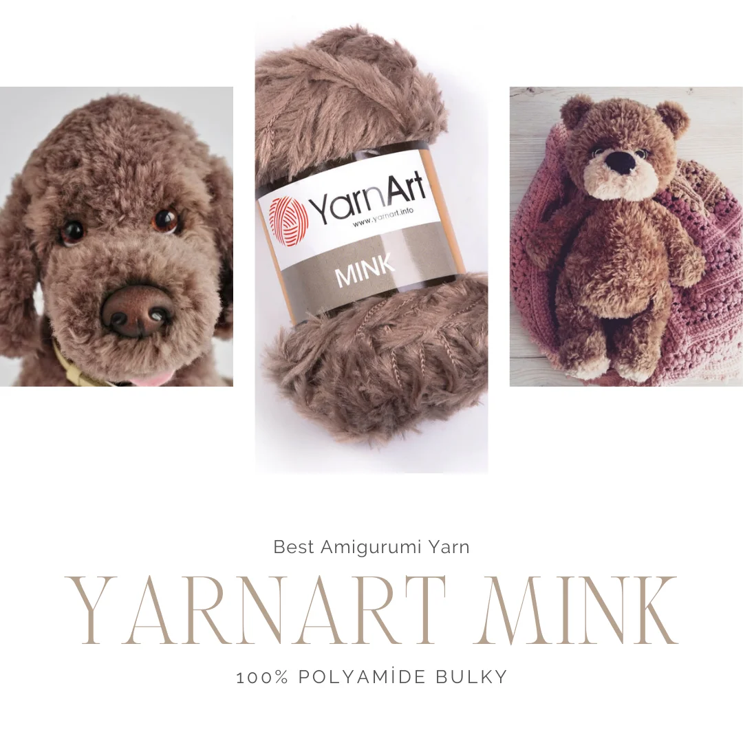 Yarnart Mink 100% Polyamide Soft Bulky Amigurumi  Knitted Doll Threads Yarn Crochet Tricots DIY Loop Trikotin Hobby