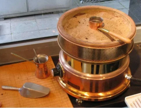 Natural Golden Sand Turkish Arabic Hot Sand Coffee Maker Coffee Heater Sand