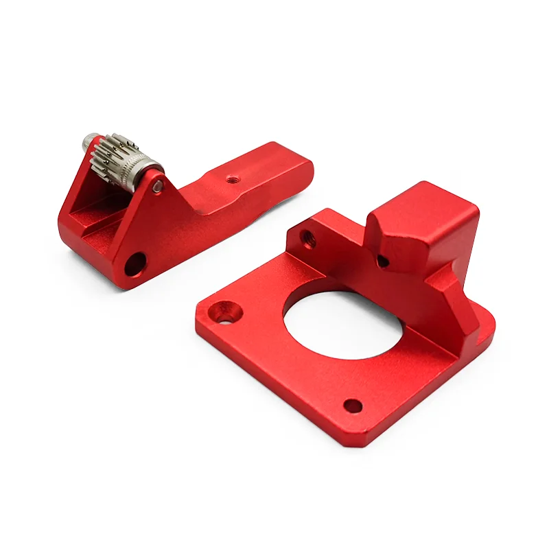 Extrudeuse pour imprimante 3d, mise à niveau du Double engrenage Mk8, Ender 3 CR10 CR-10S PRO RepRap 1.75mm, alimentation en aluminium, Double poulie