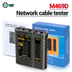 M469D RJ45 cavo lan Tester Tester per cavi di rete RJ45 RJ11 RJ12 CAT5 UTP LAN Tester per cavi strumento di rete strumenti di riparazione della rete