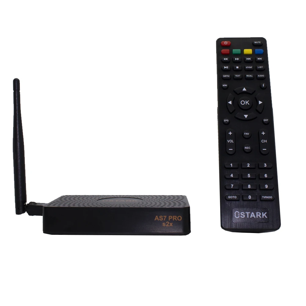 جهاز استقبال الأقمار الصناعية، Ostark As7 Pro، T2Mi، Dvb S/S2 / S2X، USB Wifi متضمن، HD 1080P، H.265، Hevc، الشحن من إسبانيا إلى جميع أنحاء أوروبا