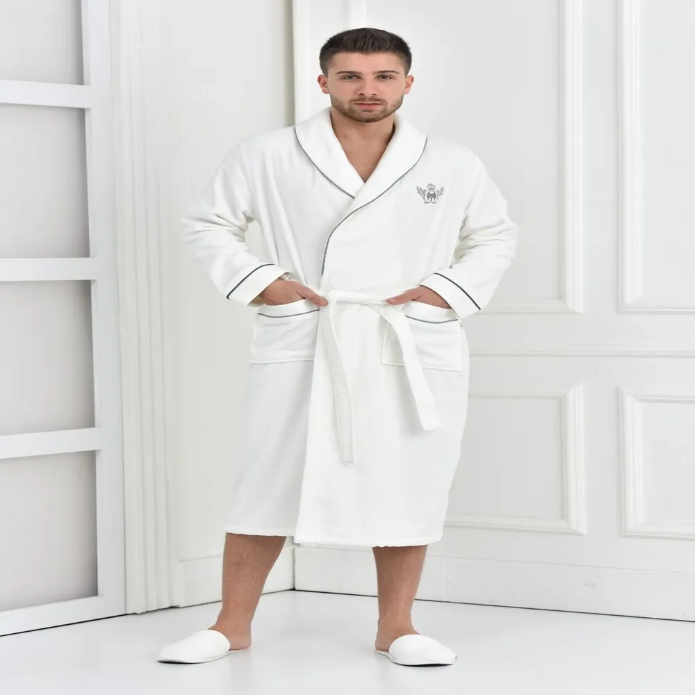 Ecocotton Azra Men's Bathrobe OUR PRODUCT IS MADE FROM 100% Organic Cotton yarn