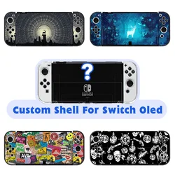 Custom Gaming Case For Nintendo Switch Oled Thin Hard Protection Shell Japanese Anime Manga Pattern