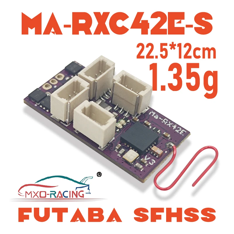 

CROSSOVER-RX Ma-RX42E-S/S-G(FUTABA-SFHSS) Built-in Brushless ESC/GYRO/SR3X/5CH MicroRX