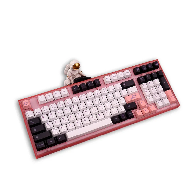 GMK Senpai-teclas de sublimación de tinte PBT, teclas de perfil Cherry para teclado mecánico MX Switch, teclas japonesas, 129 teclas