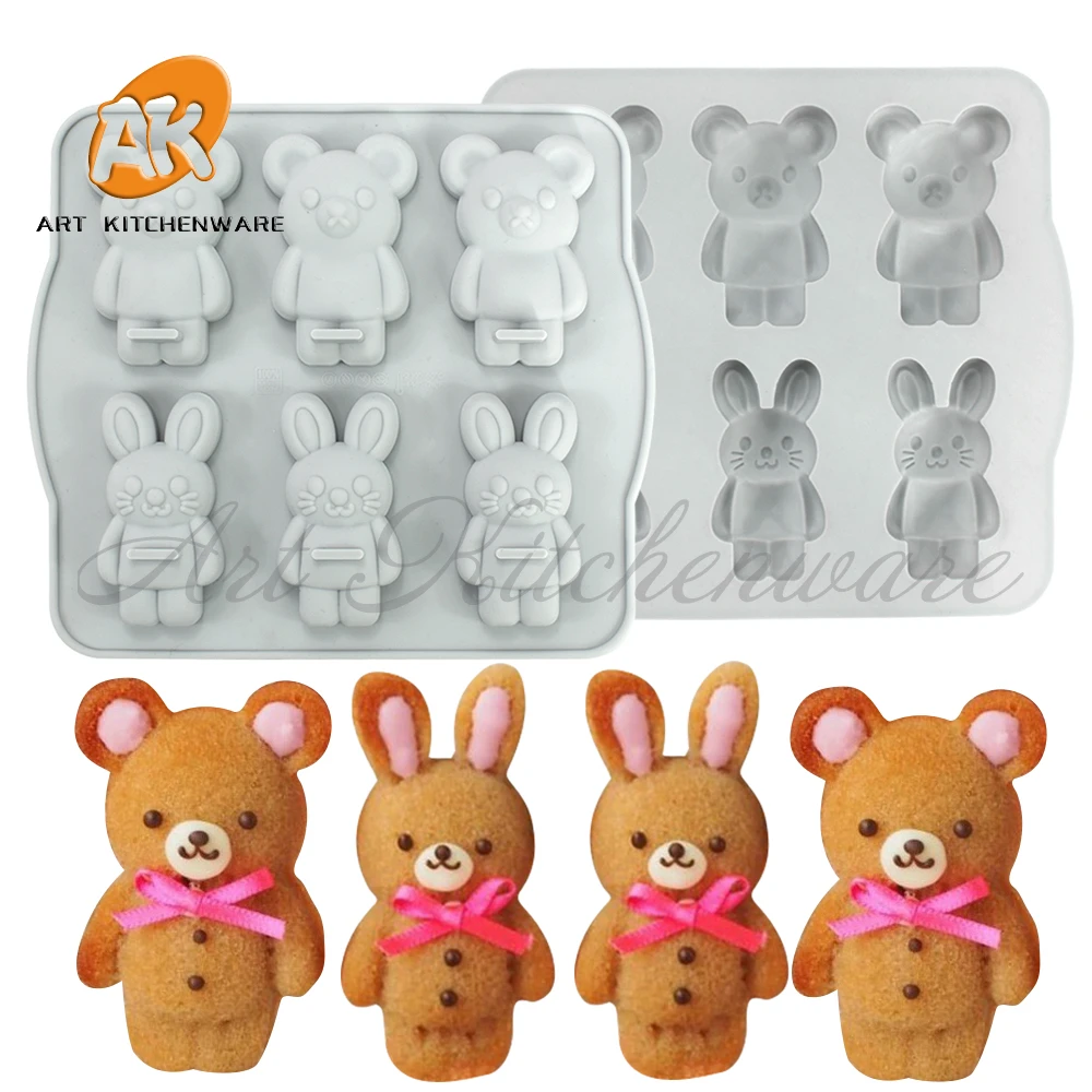 Dieren Siliconen Ijs Mallen 6 Mobiele Cube Tray Popsicle Maker Diy Zelfgemaakte Vriezer Ijs Lolly Schimmel Thuis Ijs gereedschap