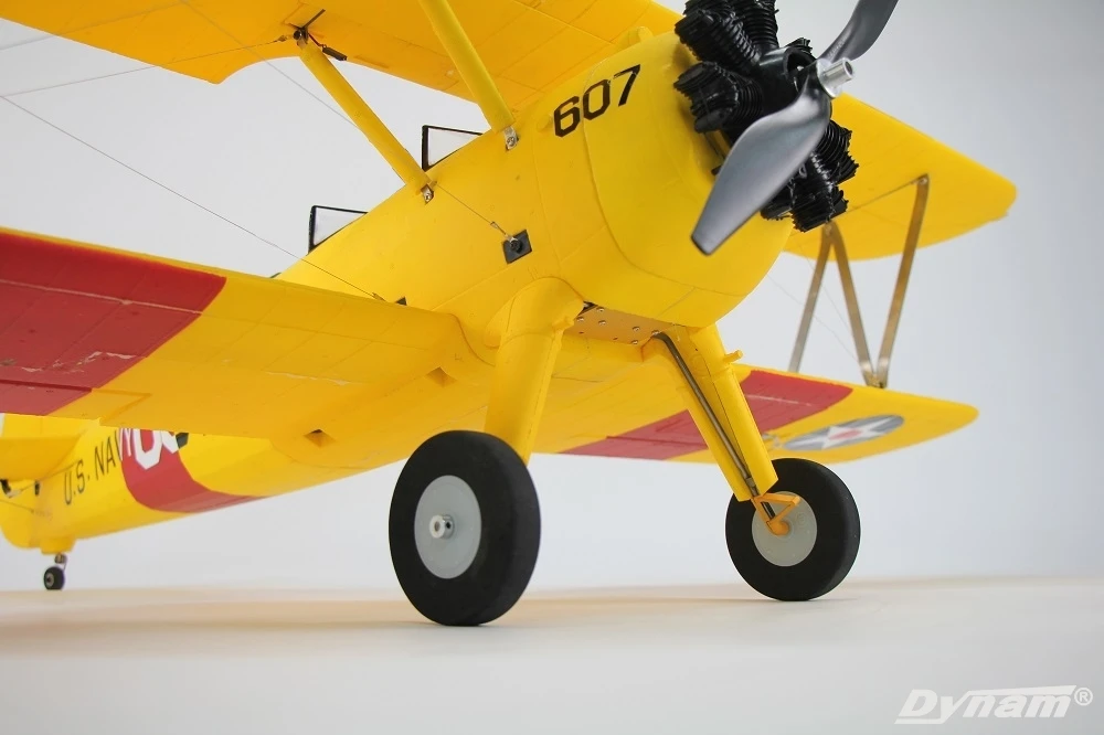 منتج جديد!! الديناميت Stearman DY8977 PT-17 1300 مللي متر 4s ذات السطحين RC طائرة PNP