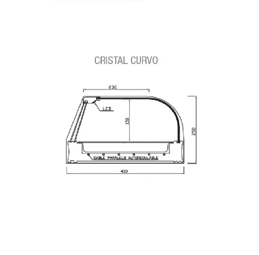 عرض بار خزانة ، حمام ماريا الساخن مثالية لمعرض التاباس الساخن مع صواني الطعام المدرجة
