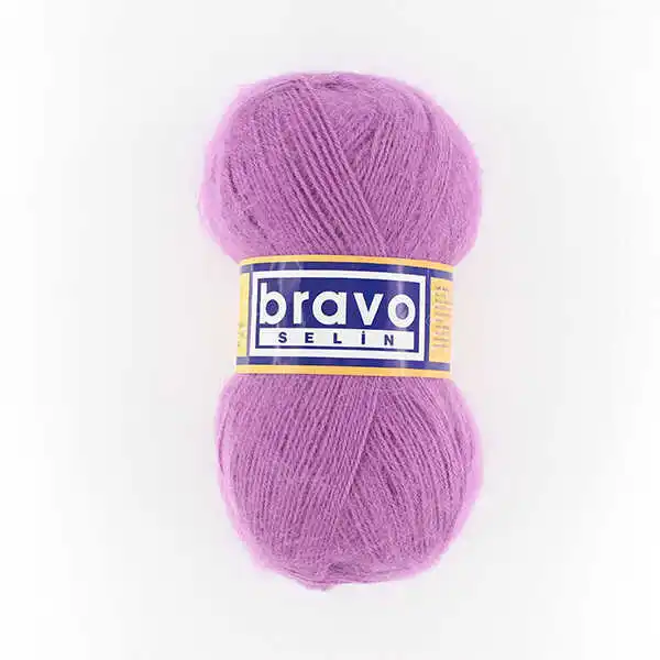 Mohair Knitted Yarn 330 Meters(100gr) -25 Color-Hand Knitting Yarn Ball Scarf- Bravo - Soft - Blanket - Acrylic - Wool - Winter - Warm -Sweater-Waistcoat- Thin - Cardigan - Beret - Fringed-  Dress - DIY Made In Turkey