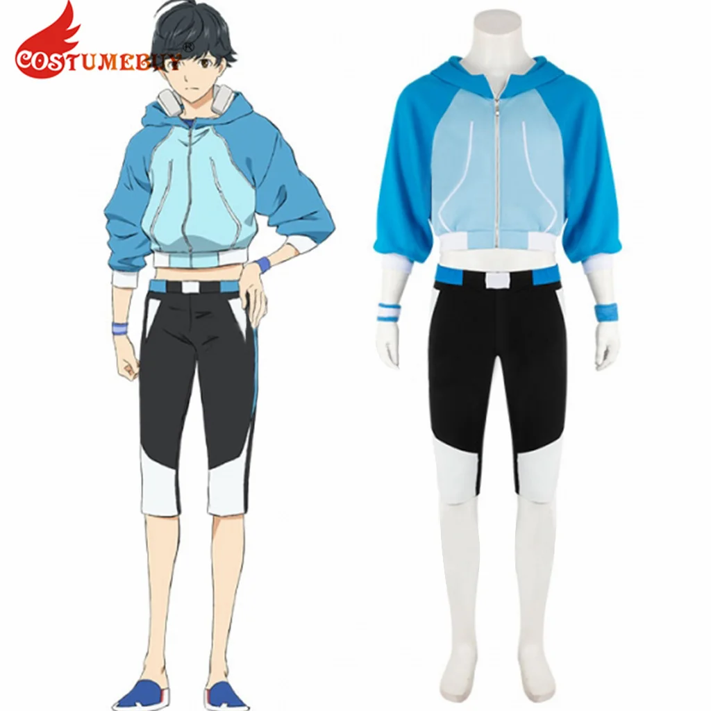 CostumeBuy Bubble 2022 Movie Hibiki Cosplay Costume Men Bubble Coat Pants Outfits with Hand guards Full Set