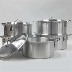 5pcs/set Thick Aluminum Pot Set Multi-Purpose Pot Soup Pot Cookware Set Non-Stick Pan Panela Cooking Tool KITCHEN UTENSIL SET