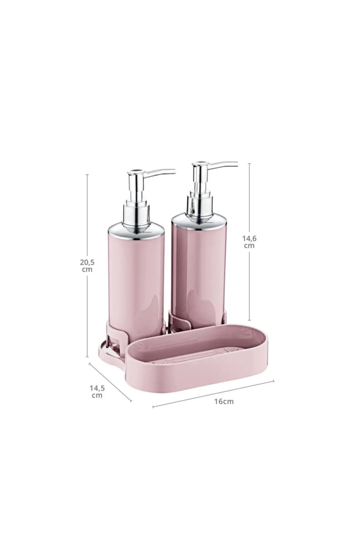 Kitchen accessories Sink Countertop Liquid Hand Soap Dispenser Pump Bottle Caddy with Storage Compartment Holds Stores Scrubbers