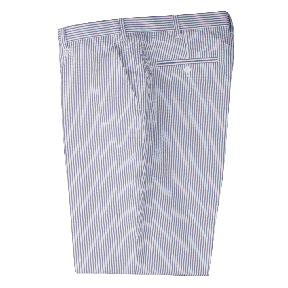 Modern Casual Seersucker Pants Light Weight Comfort Tailor Made Pants Slim Dress Pants For Men Casual Trousers For Summer