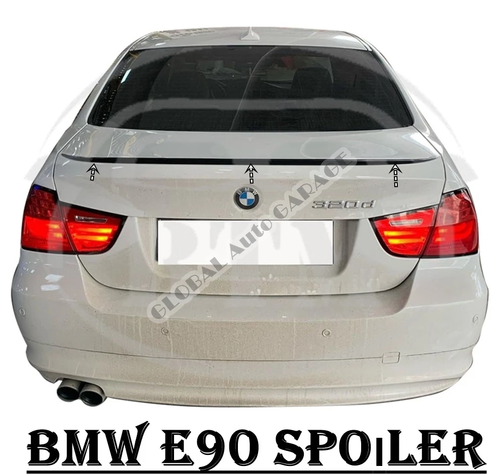 For BMW E90 3 SERİES Spoiler 2005-2012 Auto Accessory Universal Spoilers Car Antenna For Car Styling Sill Diffüser Mud Flaps