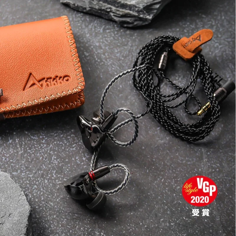 Ikko Obsidiaan OH10 Bedrade Oortelefoon Hifi Hoofdtelefoon Iem Headset Game Muziek In-Ear Audio Monitor 1BA + 1DD Dual hybrid Oordopjes