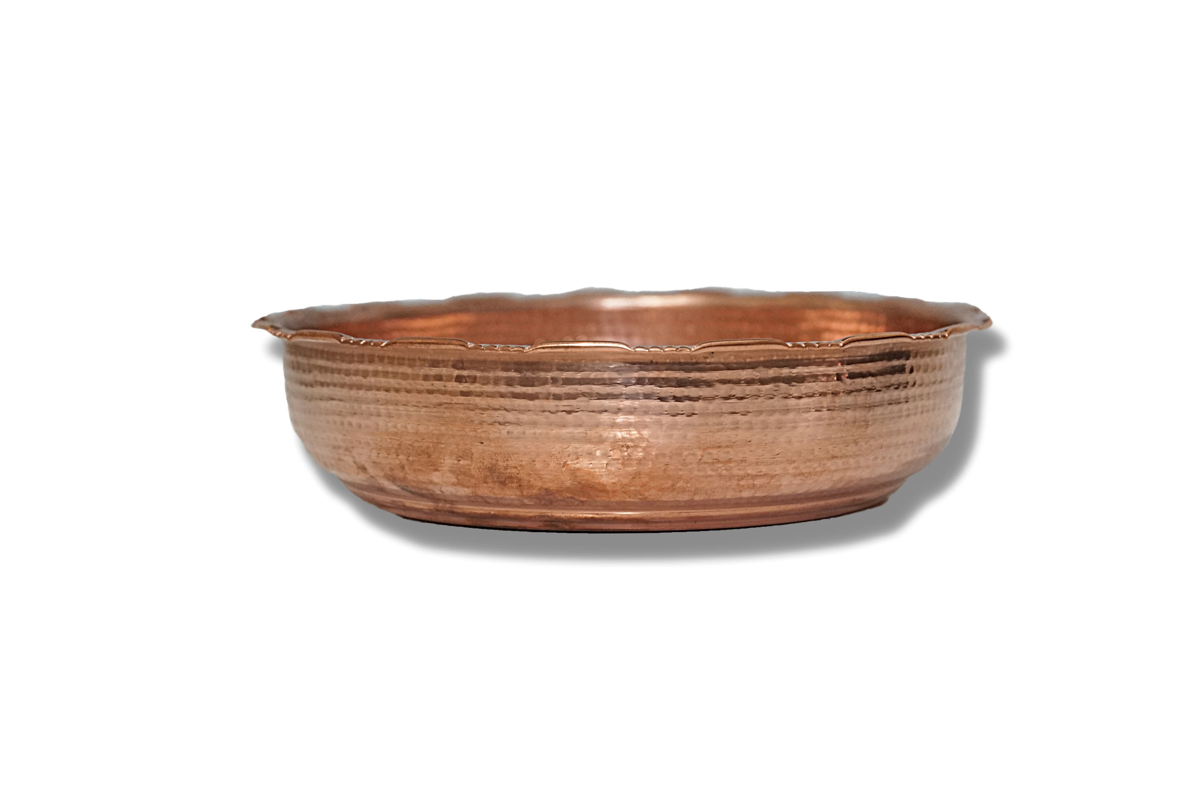 Copper Hammam Bowl For bath Bowls That Made of Copper Hand Hammered Patterned Decorative accessories by Allforhamam For Spa Bath