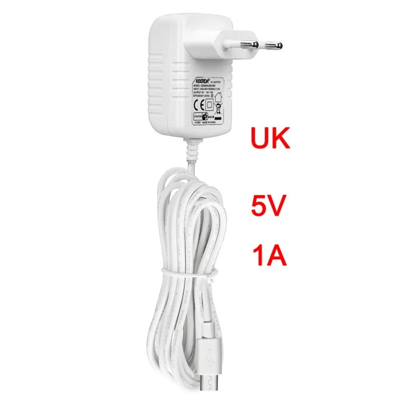 Адаптер переменного тока 5V-1A Micro USB зарядный кабель для Xiaomi Redmi Note 5 Android мобильный телефон EU UK