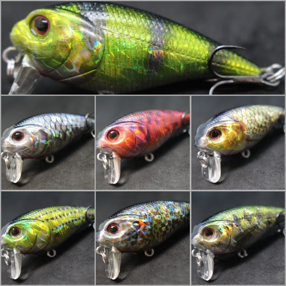 wLure Fishing Lure 5.7cm 9.4g SubSurface Wake Bait Loud Water Sound to Trigger Bite Lifelike Quality Hooks Wobble Action HC655