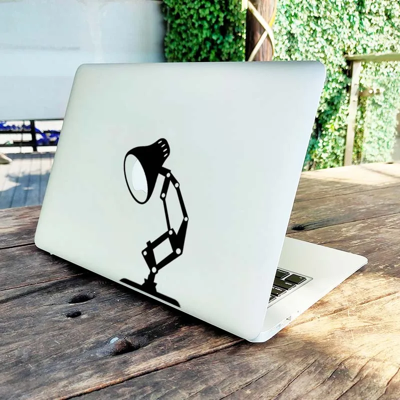 Glowing Desk Lamp Laptop Sticker for Apple Macbook Pro 14 16 Air Retina 13 15 Inch Mac Skin Vinyl Notebook Led Logo Cover Decal