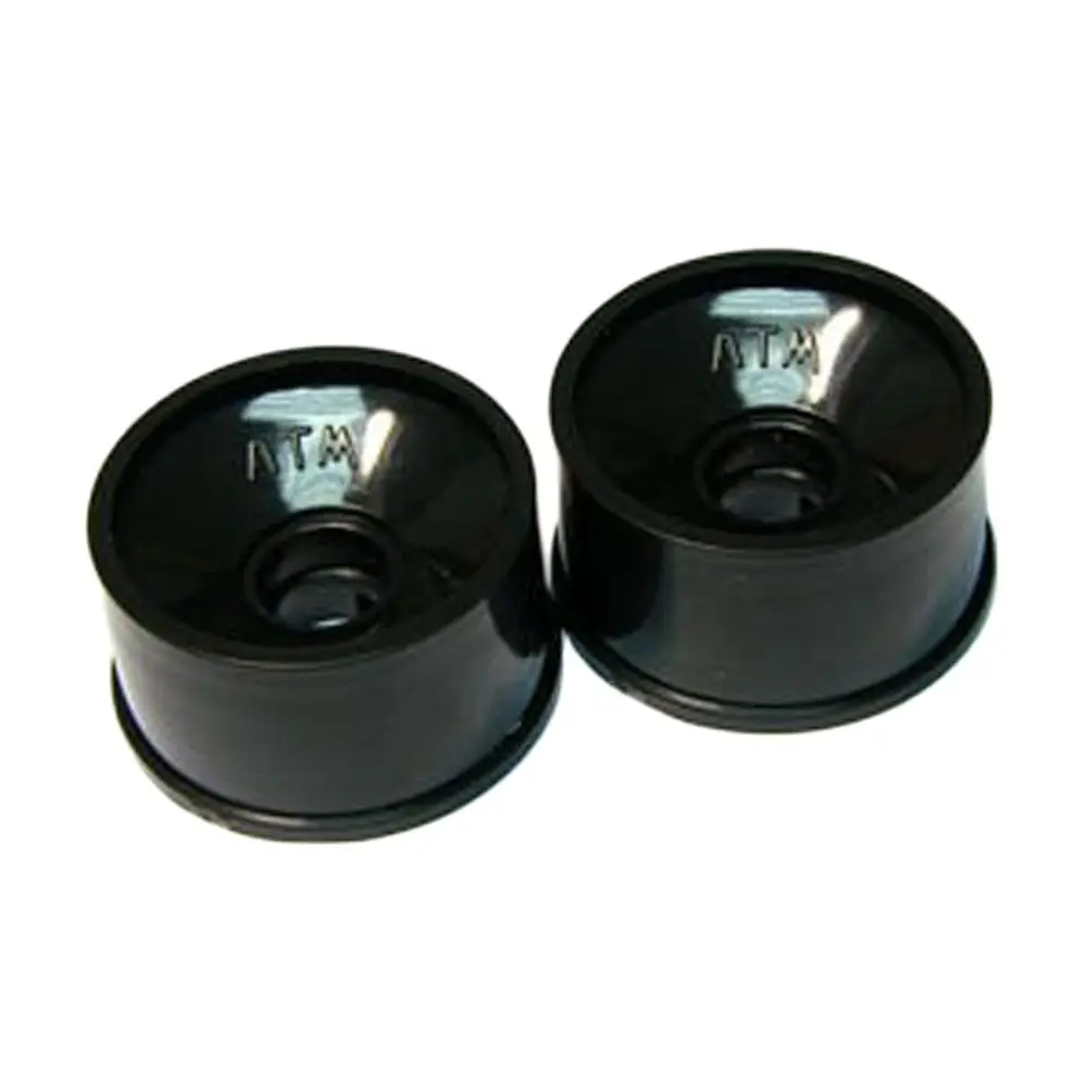 ATOMIC. Rear rims for Kyosho MINI-Z (+ 0 OFFSET) Black (2 Unds). Kyosho miniz rc wheels Mr02, Mr03