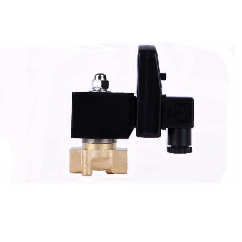 Water Air Solenoid Valve with Timer  220v 110v 24v Normally Closed 3/8 1/2 3/4 1-1/4 1.5 2 Brass Electric Valve