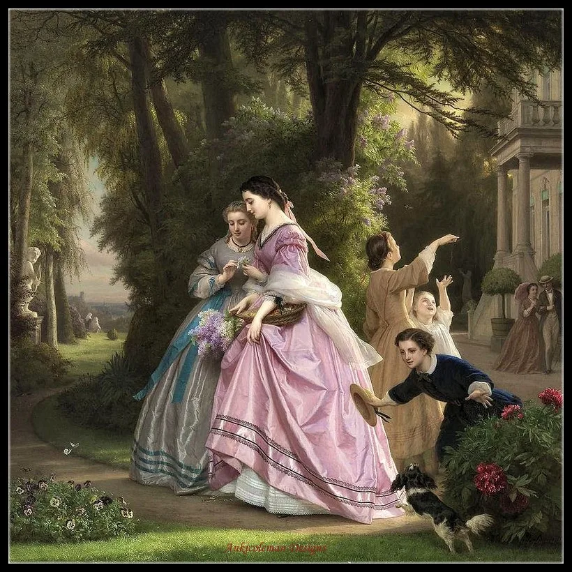 He Loves Me He Loves Me Not - Counted Cross Stitch Kits - DIY Handmade Needlework For Embroidery 14 ct Cross Stitch Sets DMC