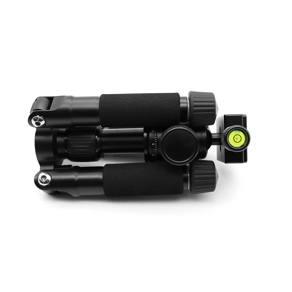 5-قسم ترايبود طوي مع 360 درجة كرة ثلاثية رئيس ماكس 51 سنتيمتر ماكس 5 كجم خفيفة الوزن منضدية فيديو ترايبود صغير للكاميرات