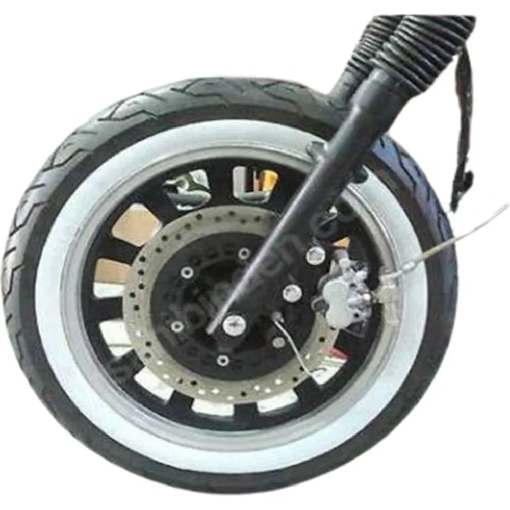 Atlas Lyon White Motorcycle Tire Sidewall Set  10''12''13 '' 14 '' 15 '' 16 '' 17''18 ''19''21'' Rim WHITE Wall Topper Standard