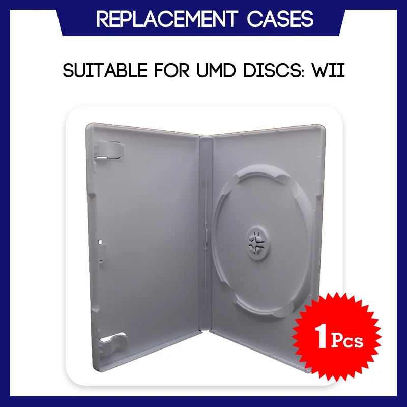 Replacement Case For Wii For Nintendo Game Disc Spare White Box