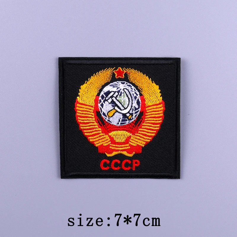 Punk Patch Iron on Embroidered Patches For Clothing Thermoadhesive Patches On Clothes Rock Biker Patch For Clothes Hook Loop