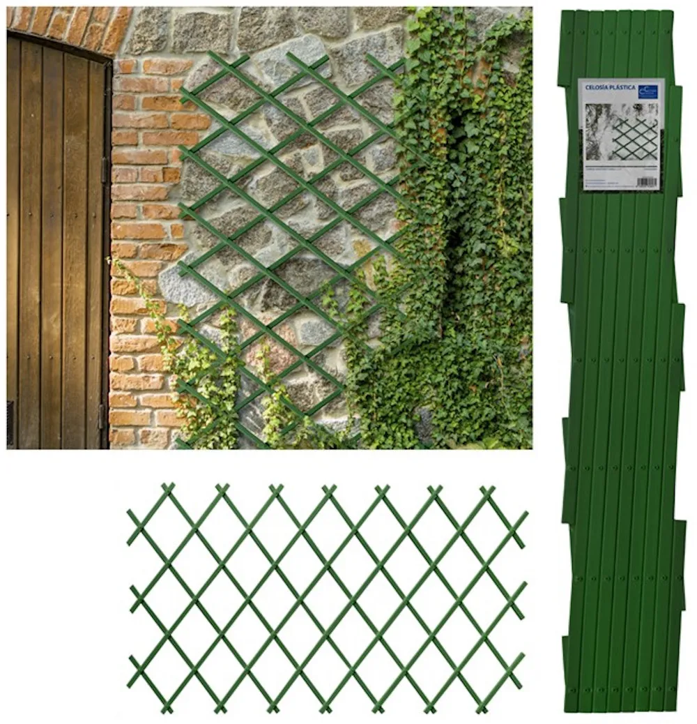 Comercial Candela| Garden Lattice| Extensible Grate| PVC Composite| 0.5x1.5 M| Guardian Of Creepers And Plants| Exterior| Orchard| Terrace| Patio| Quality| Various Colours