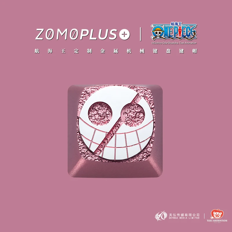 ZOMOPLUS-tecla artesanal de aluminio para teclado mecánico, accesorio para teclado mecánico, JOKER, donquijote, DOFLAMINGO, X ONE PIECE