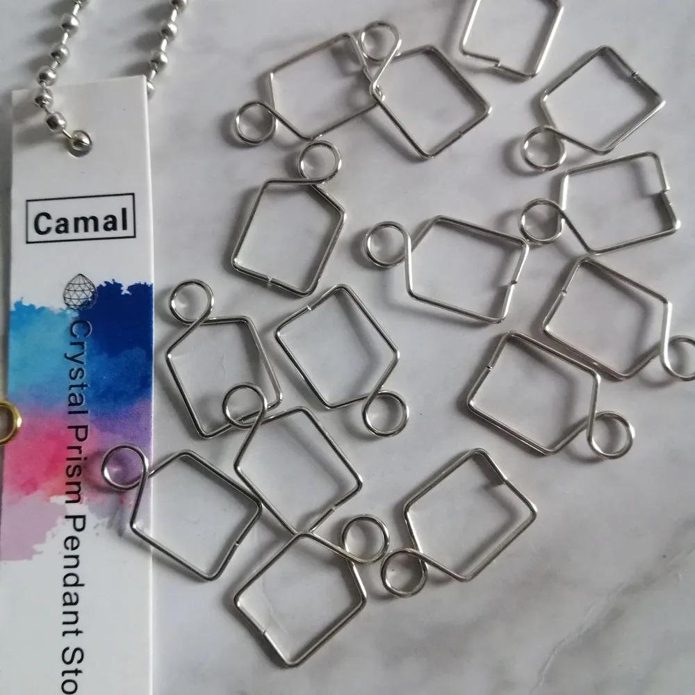 Camal 100pcs 10*17mm ouro/metal cromado fivela gancho conector para pendurar tubo de cristal bola pingente lustre parte de iluminação da lâmpada