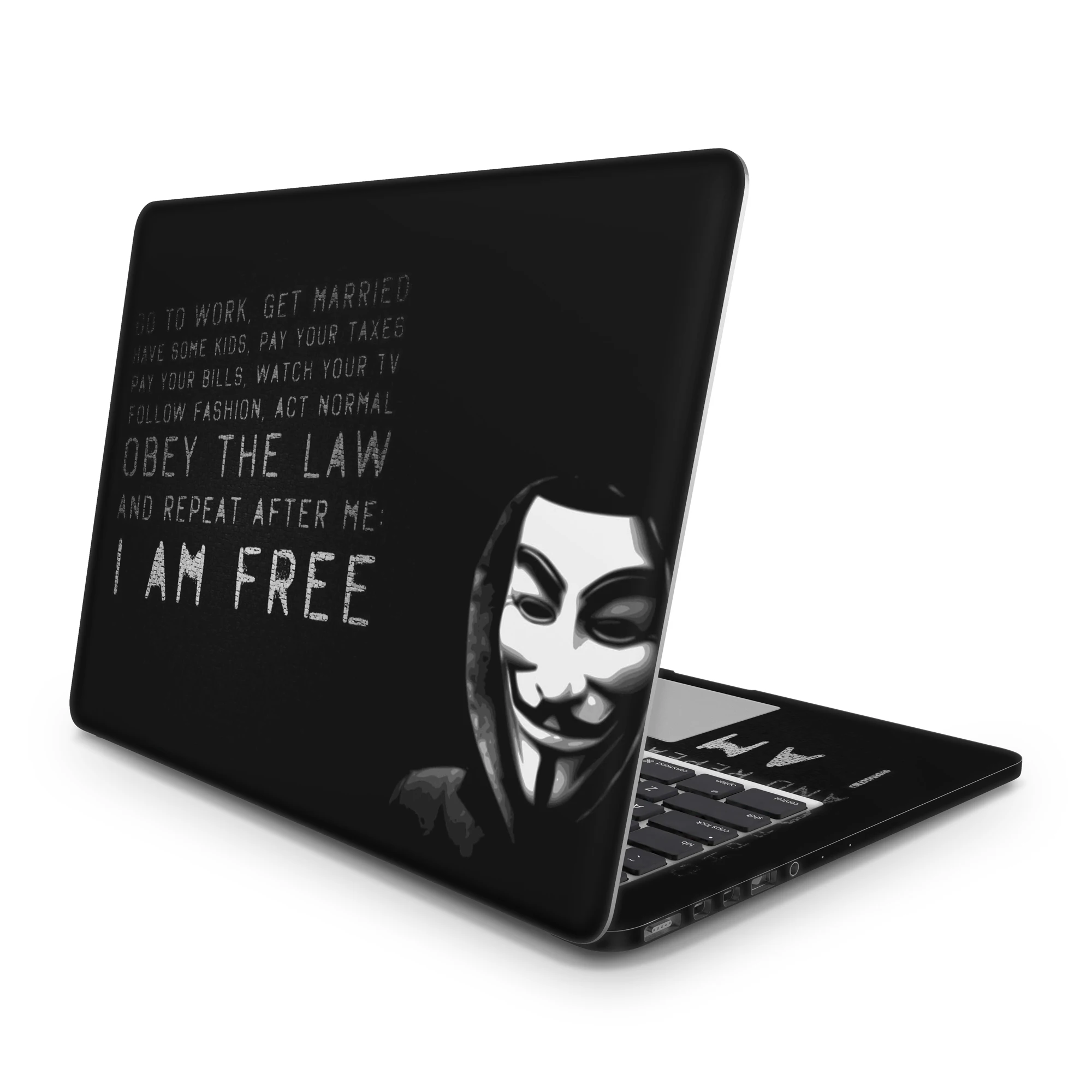 Sticker Master I Am Free Laptop Vinyl Sticker Skin Cover For 10 12 13 14 15.4 15.6 16 17 19 