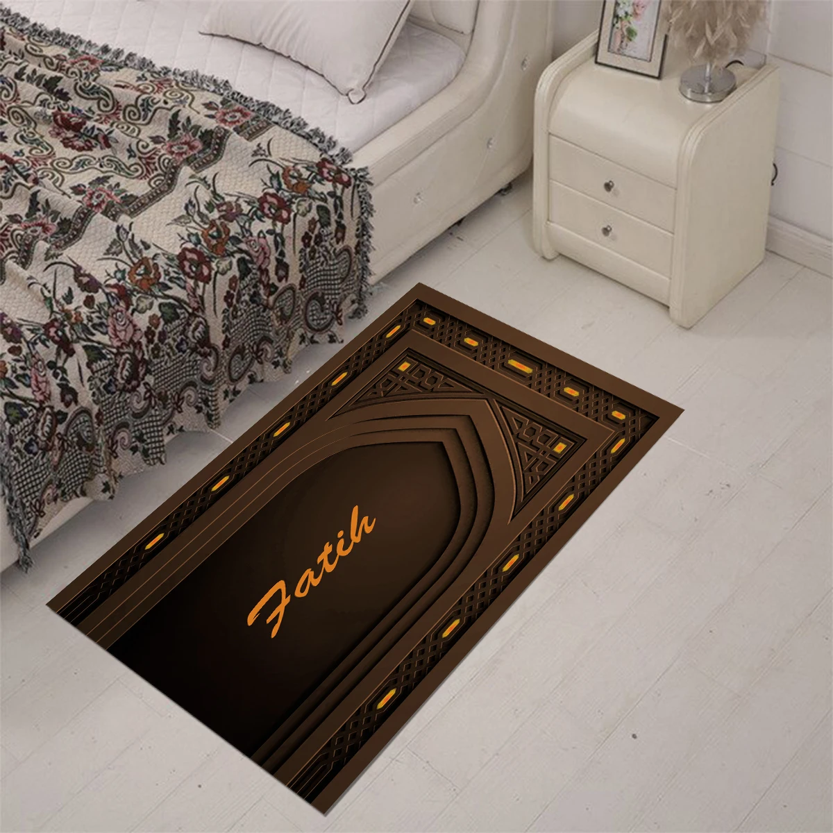 Personalized Prayer Rug, Prayer Rug, Prayer Mat, Turkish Prayer Rug, Muslim Salat, Prayer Mat Muslim For Kids, Prayer Mat Muslim