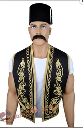 Ottoman Embroidered Vest (Black) Ottoman Embroidered Vest Kırmsı YouTube is NOT INCLUDED!!!