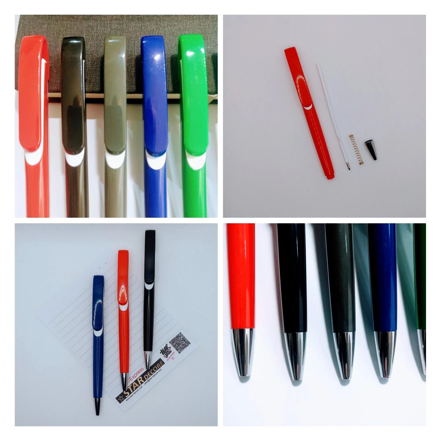 100-500 Pcs Ballpoint Pen Customized Included Full Color Printing Logo & Text Promotion Gift Blue Ink High Quality  Model 054430