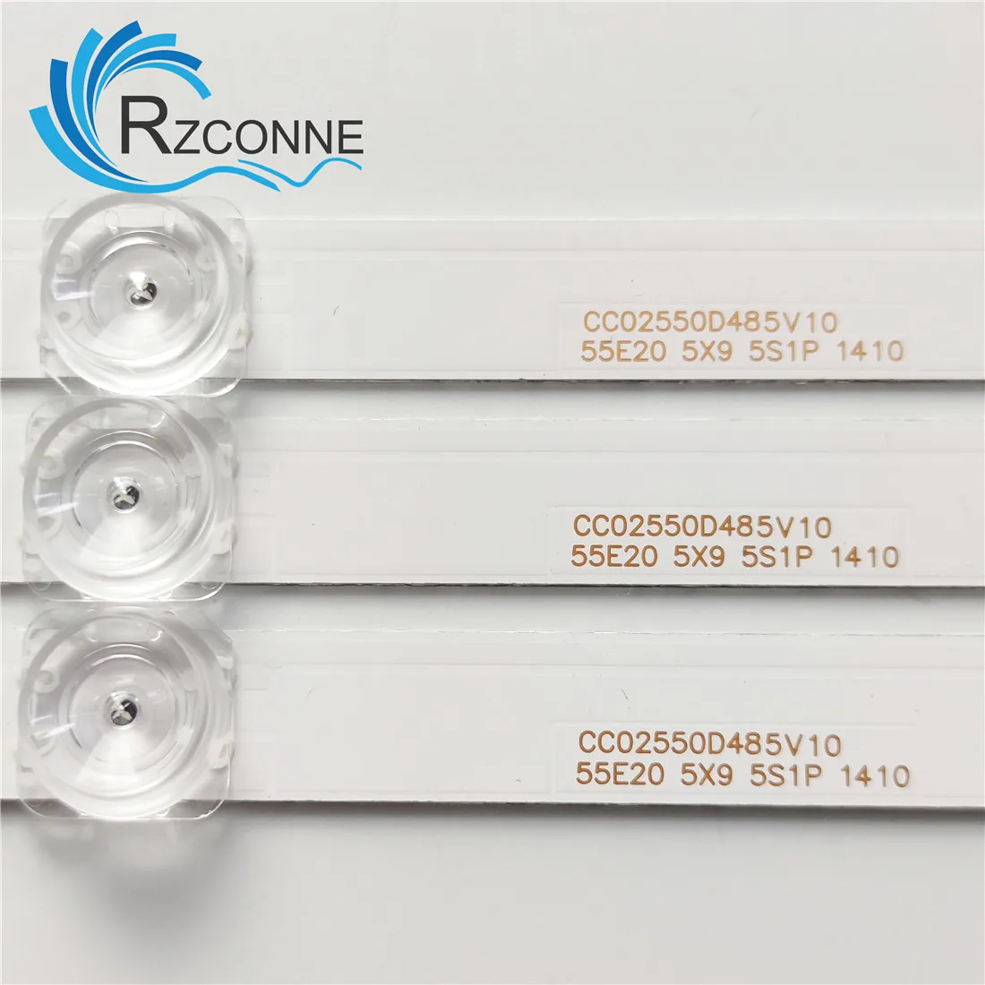 U55W K55S U55V CC02550D485V10 55E20 5X9 U55E9000Q K55DLG8US JL.D55051330-044CS Tira retroiluminação LED 5 lâmpadas para Konka KKTV