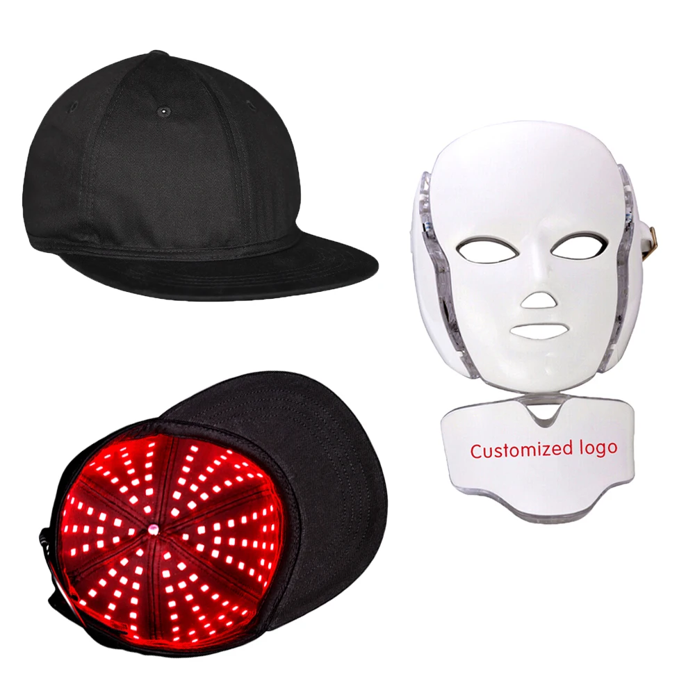 IDEAREDLIGHT Near Infrared 660nm 850nm Red Light Therapy Hair Treatment Cap Mask Hair Regrowth Photon Anti-Aging Anti Wrinkle