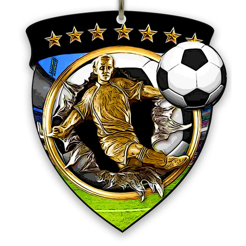 Medal/magnet (Dual use) - Footbal - Male - Size: 3