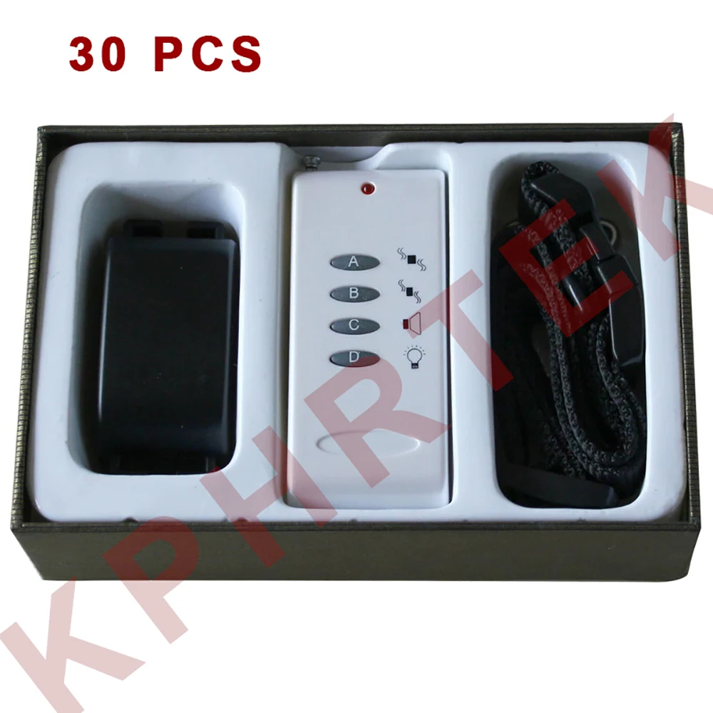 30PCs/Pack AB 2 Level Remote Control Shocked Dog Training Collar DHLSP