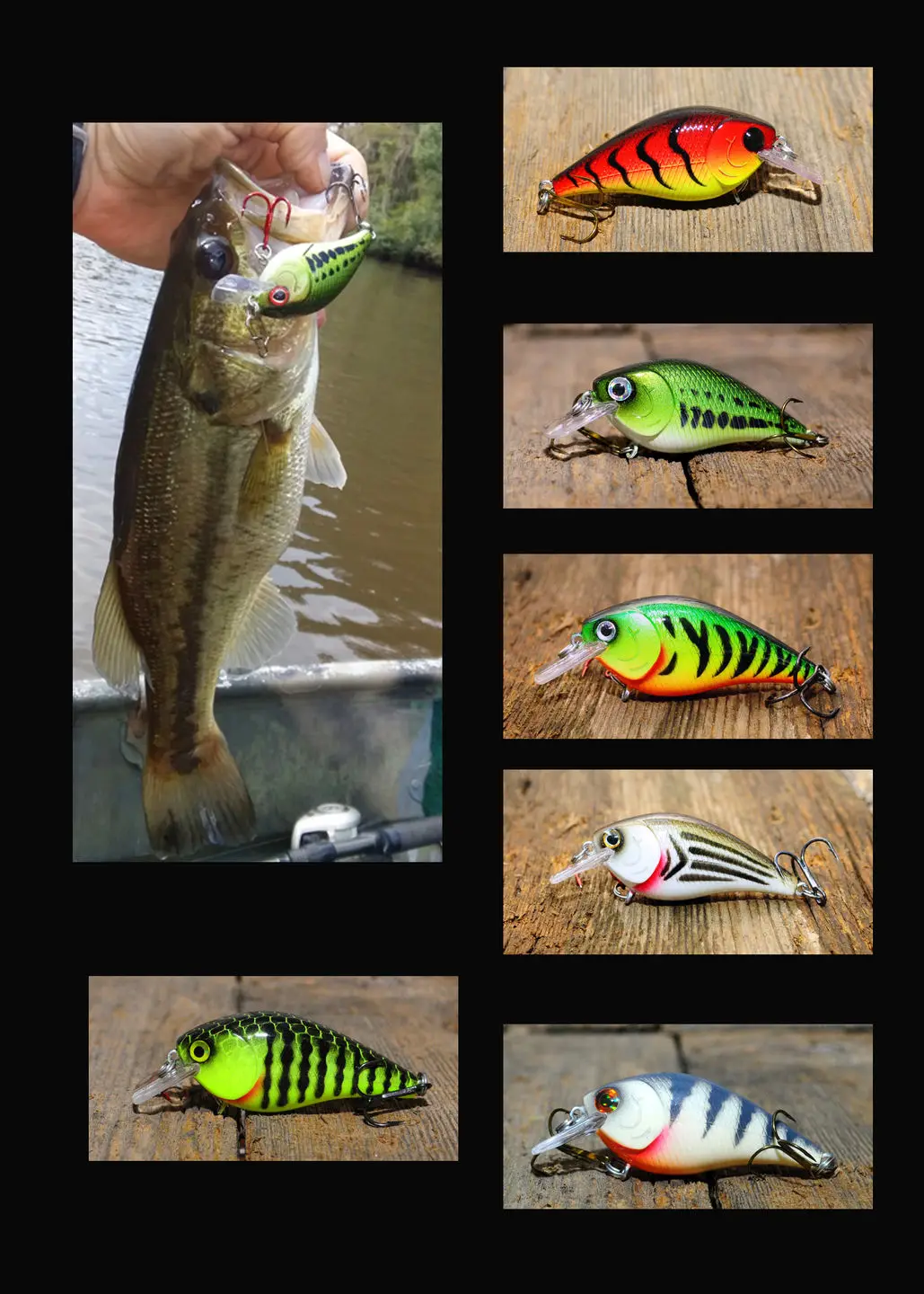 Wlure plástico duro 3d estêncil para minúsculos wobble jerkbait crankbait uphc15 v2